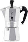 Bialetti 06857 1161 Moka Express Export Espresso Maker, Silver -1-Cup