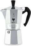Bialetti Moka Express Stovetop Coffee Maker, 3-Cup, Aluminium