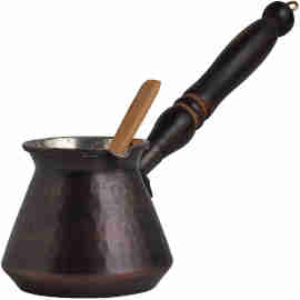 DEMMEX Thickest Turkish Greek Arabic Hammered Copper Coffee Pot