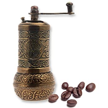 Turkish Handmade Copper Coffee Salt Pepper Spice Grinder