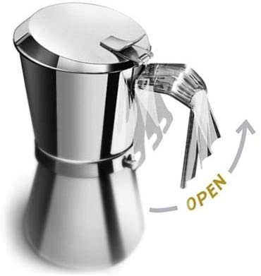 Giannini 103 Giannina La Tradizione Espresso Coffee Maker-Suitable For Induction-6-3 Cups, Multicolor 