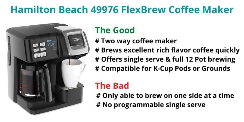 Review Hamilton Beach 49976 FlexBrew Coffee Maker thedrinksmaker