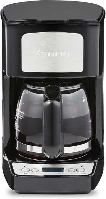 Kenmore 80509 5-Cup Digital Coffee Maker in Black