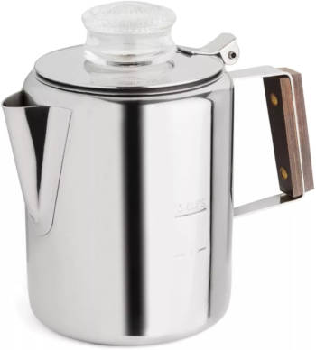 Tops Rapid Brew Cup Stainless Steel Percolator
