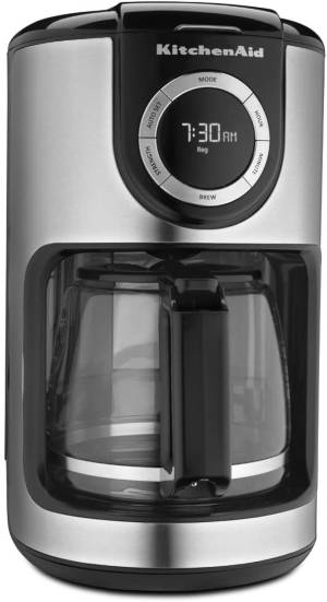 KitchenAid KCM1202WH 12-Cup Glass Carafe Coffee Maker